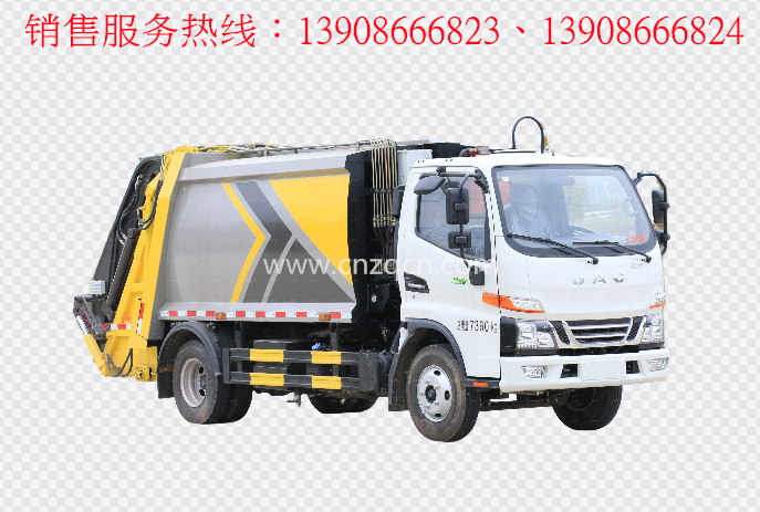 江淮駿鈴V3壓縮式垃圾車(chē)