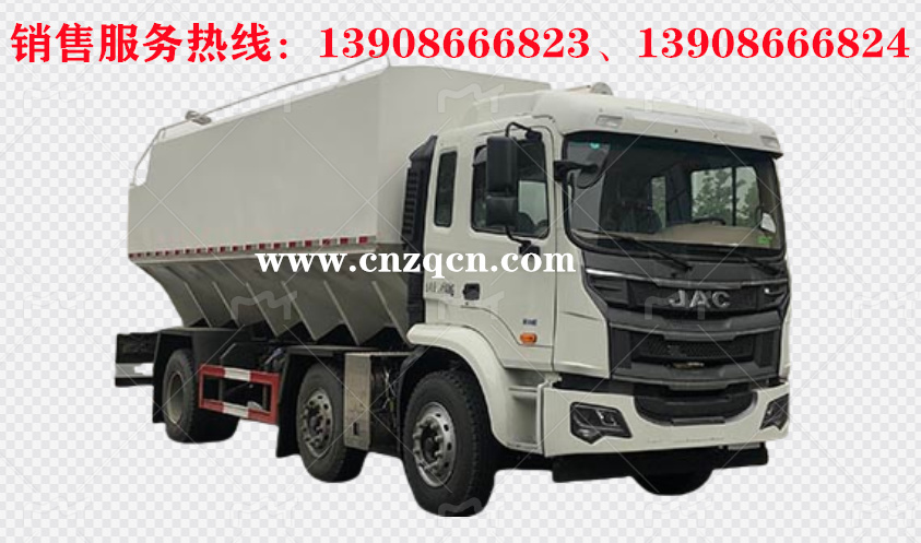 江淮格爾發(fā)K5小三軸散裝飼料運輸車